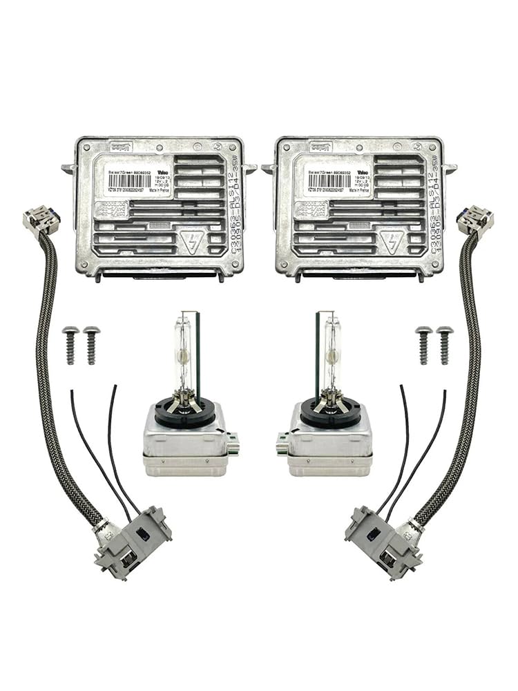 Areyourshop 2X Xenon Ballast & HID D3S Light Bulb Wire Kit Control Unit Fit for GMC Acadia 13-16 von Areyourshop