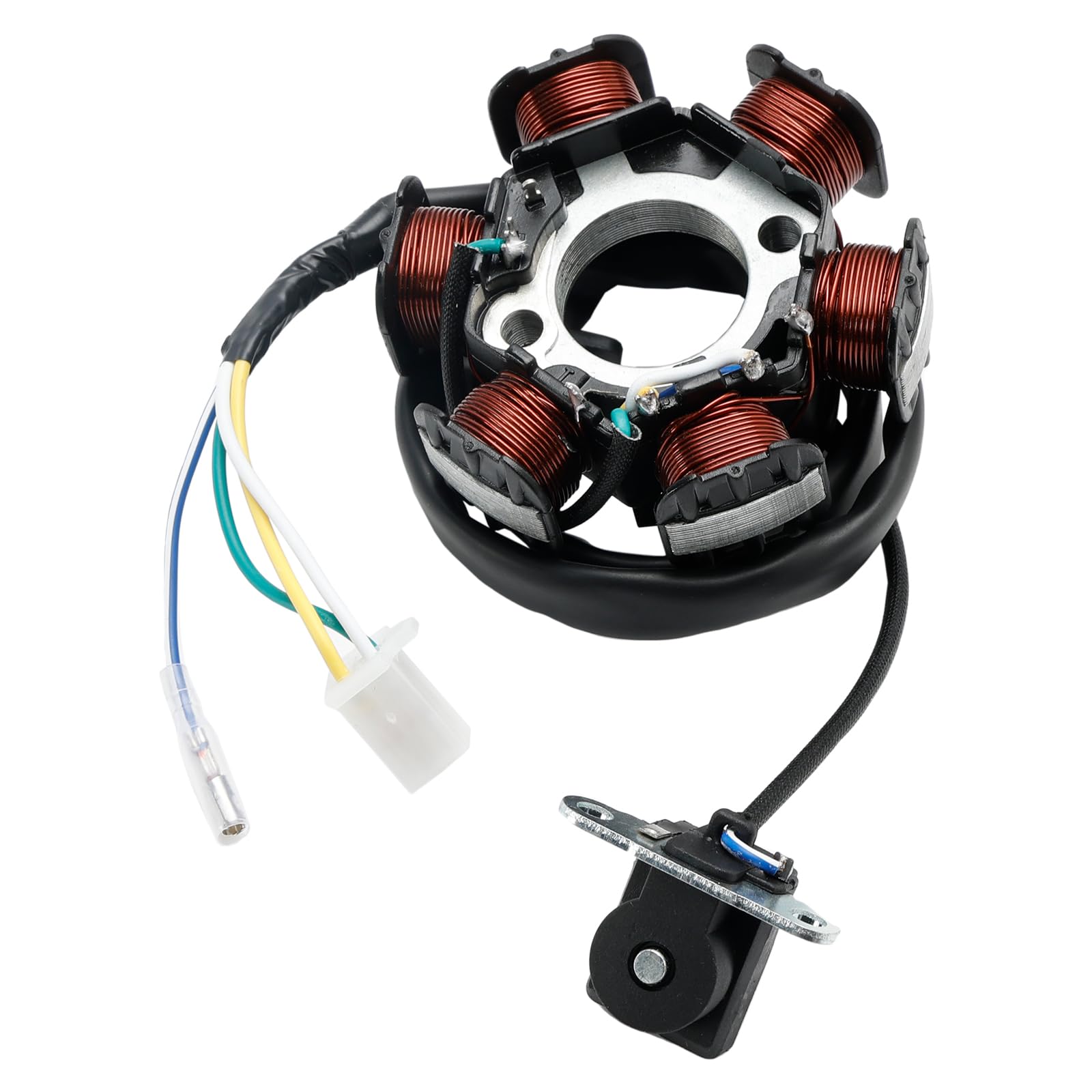 Areyourshop 4-Kabel Lichtmaschine Stator fit für Aeon Cobra 125 180 RS Utility Overland 180 125 von Areyourshop