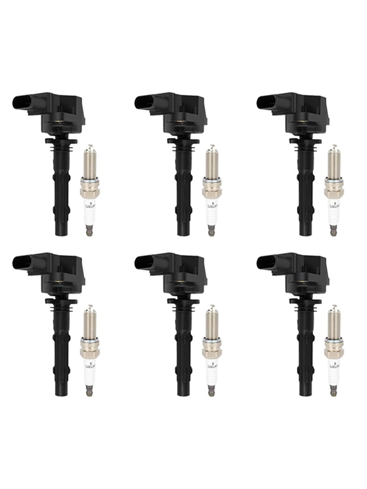 Areyourshop 6X Ignition Coils +Spark Plugs UF535 Fit für Mercedes-Benz C230 C300 ML350 R350 von Areyourshop