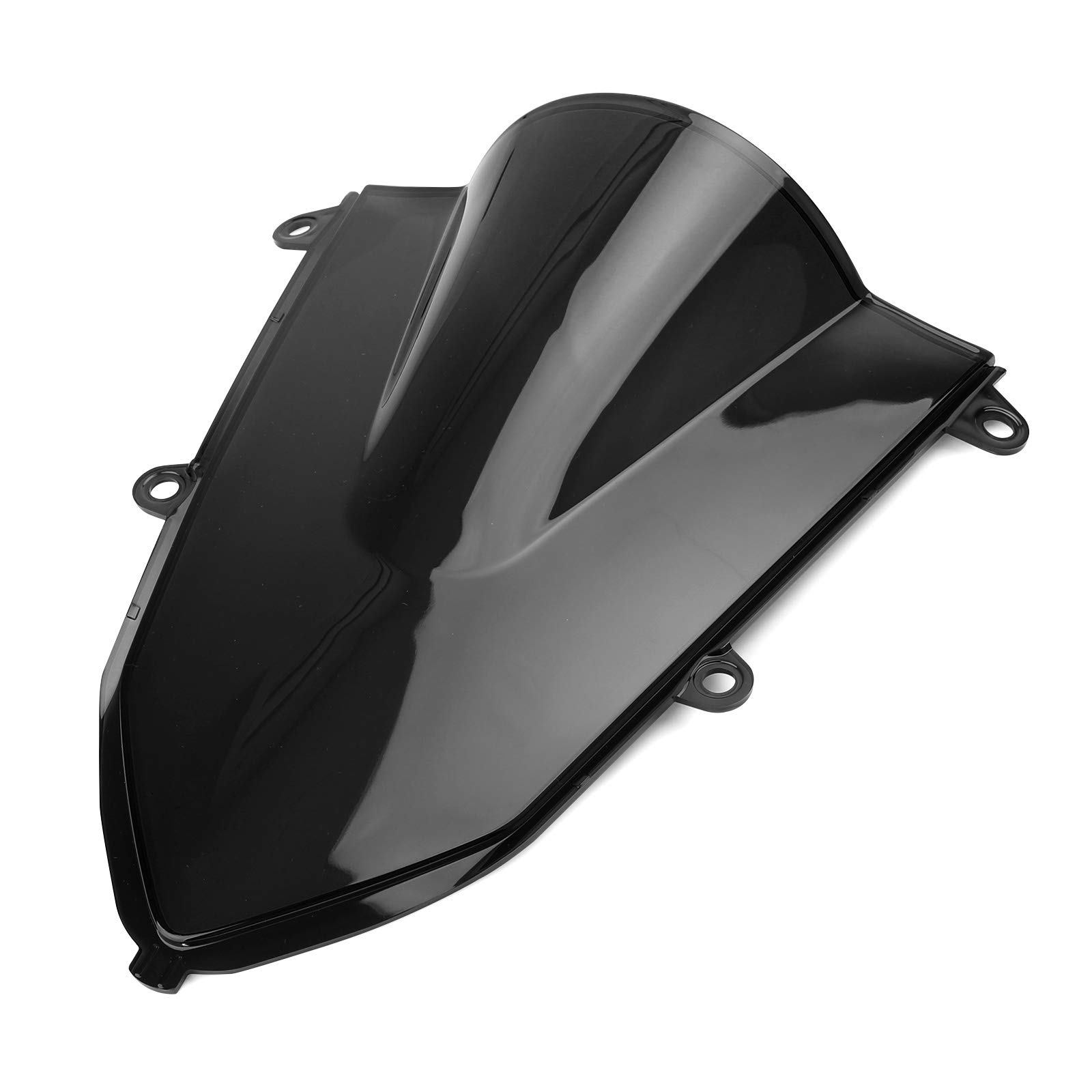 Areyourshop ABS Motorcycle Windshield Windscreen Fit for Honda CBR500R CBR 500 R 2019-2022 Black von Areyourshop