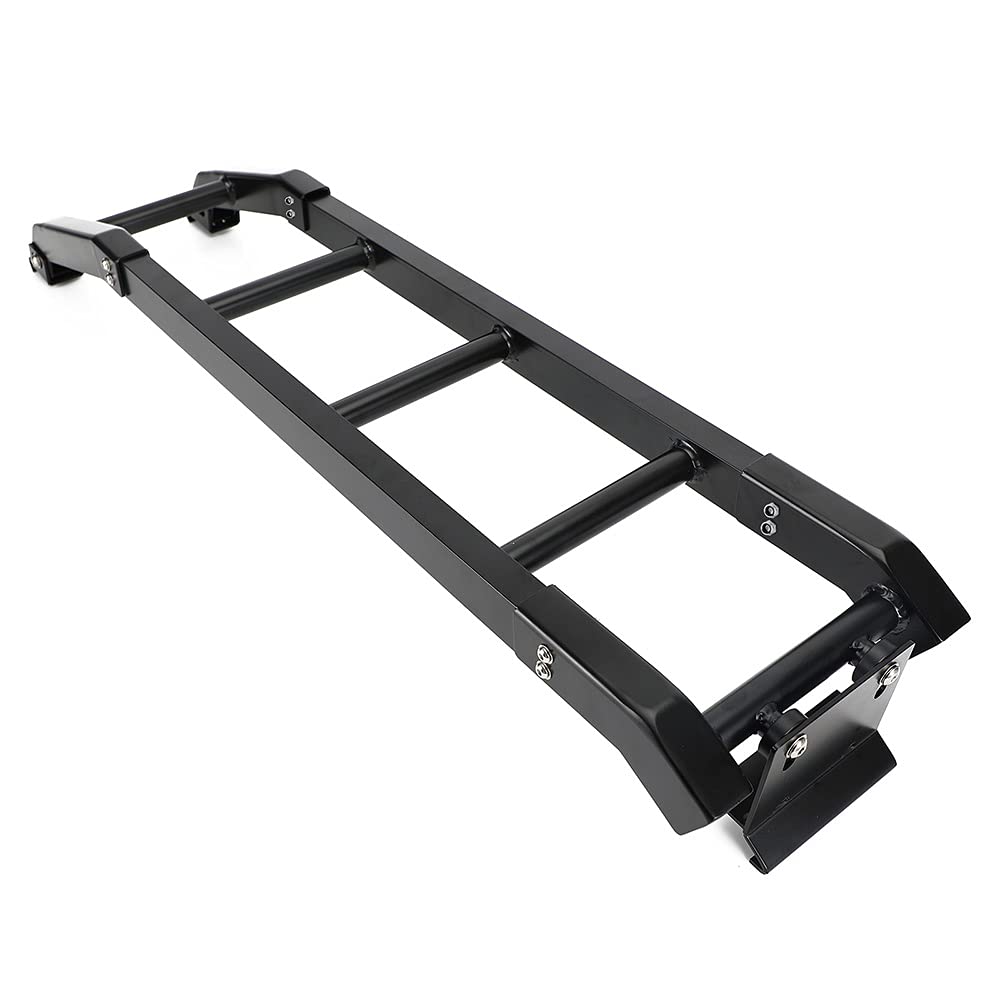 Areyourshop Aluminium Car Rear Tail Door Ladder Climbing Auto Rückseite Schwanz Tür Leiter Klettern für Suzuki Jimny 2019+ BLK von Areyourshop