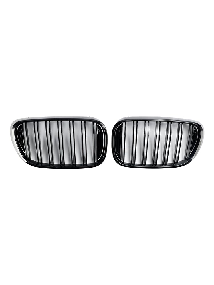 Areyourshop Black 2 Slat Front Kidney Grill Grille Fit for BMW 7 Series G11 G12 2016-18 Pre-LCI von Areyourshop