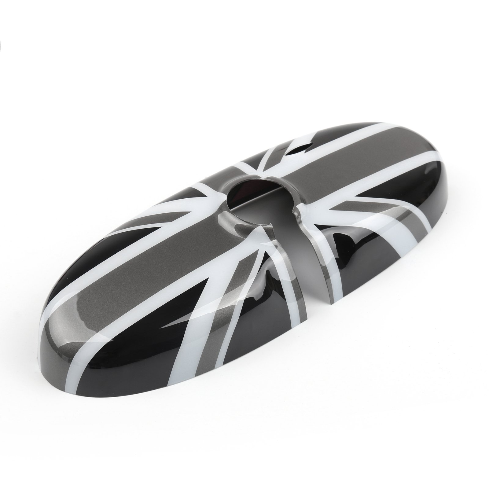 Areyourshop Black Union Jack UK Flag Rückspiegel Abdeckung für MINI Cooper R55 R56 R57 R60 R61 von Areyourshop