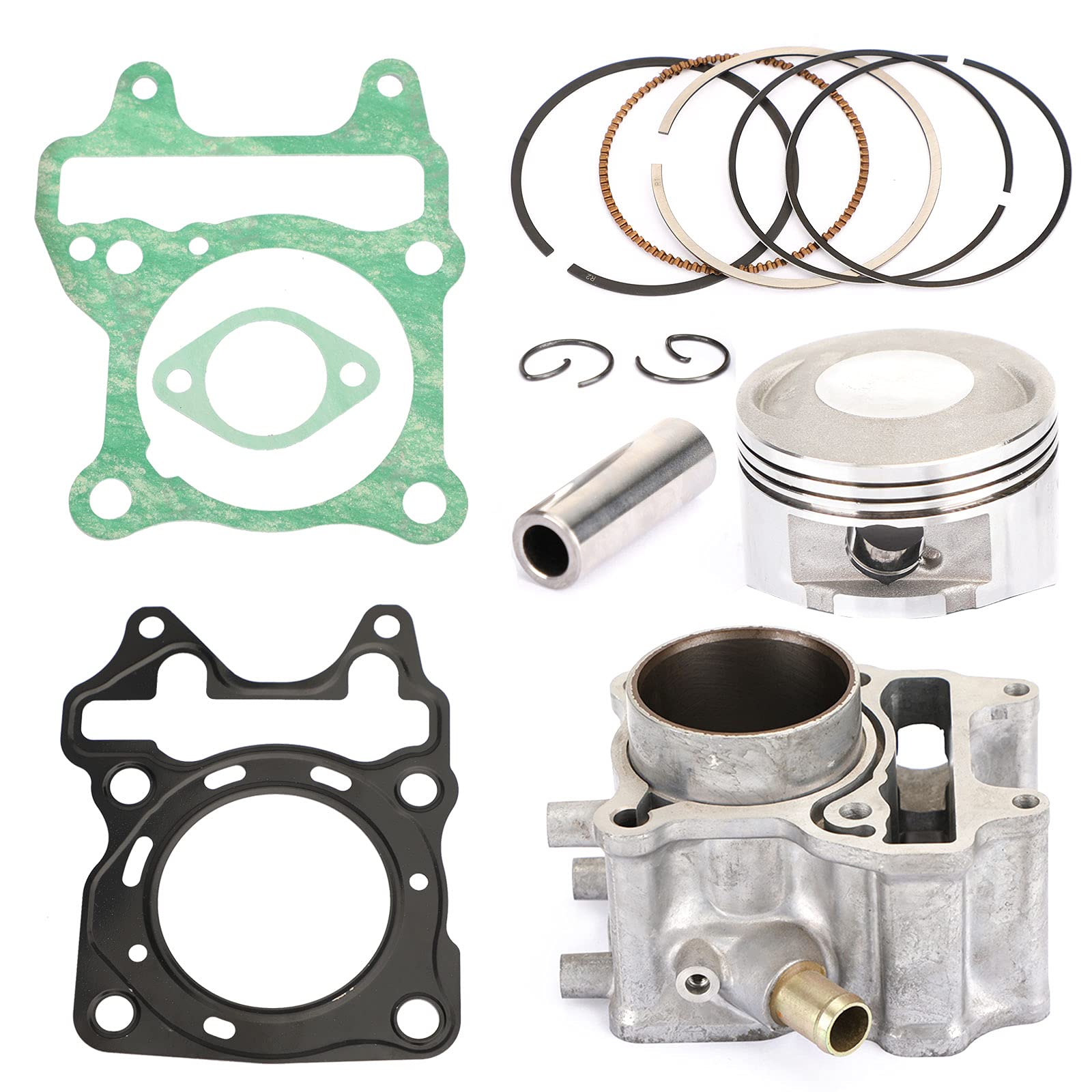 Areyourshop Engine Cylinder Top End Rebuild Kit 58mm Fit for Honda PCX150 WW150 SH150i 2014-2019 von Areyourshop