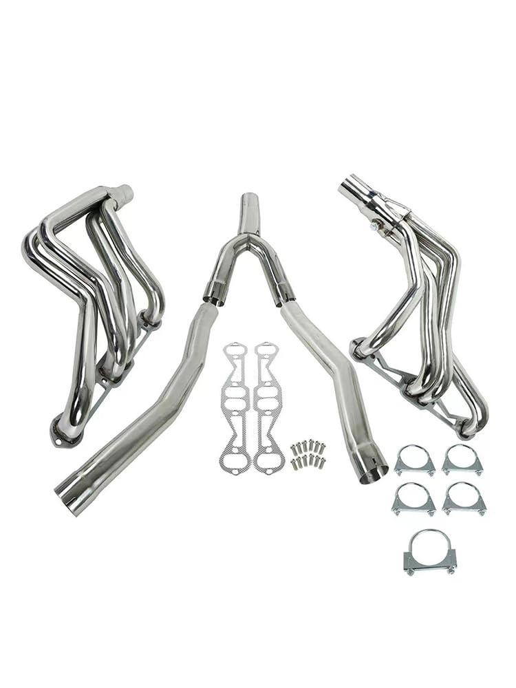 Areyourshop Exhaust Header Fit Chevy Camaro Fit for Firebird 5.0L 5.7L 1982-1992 V8 Long Tube von Areyourshop