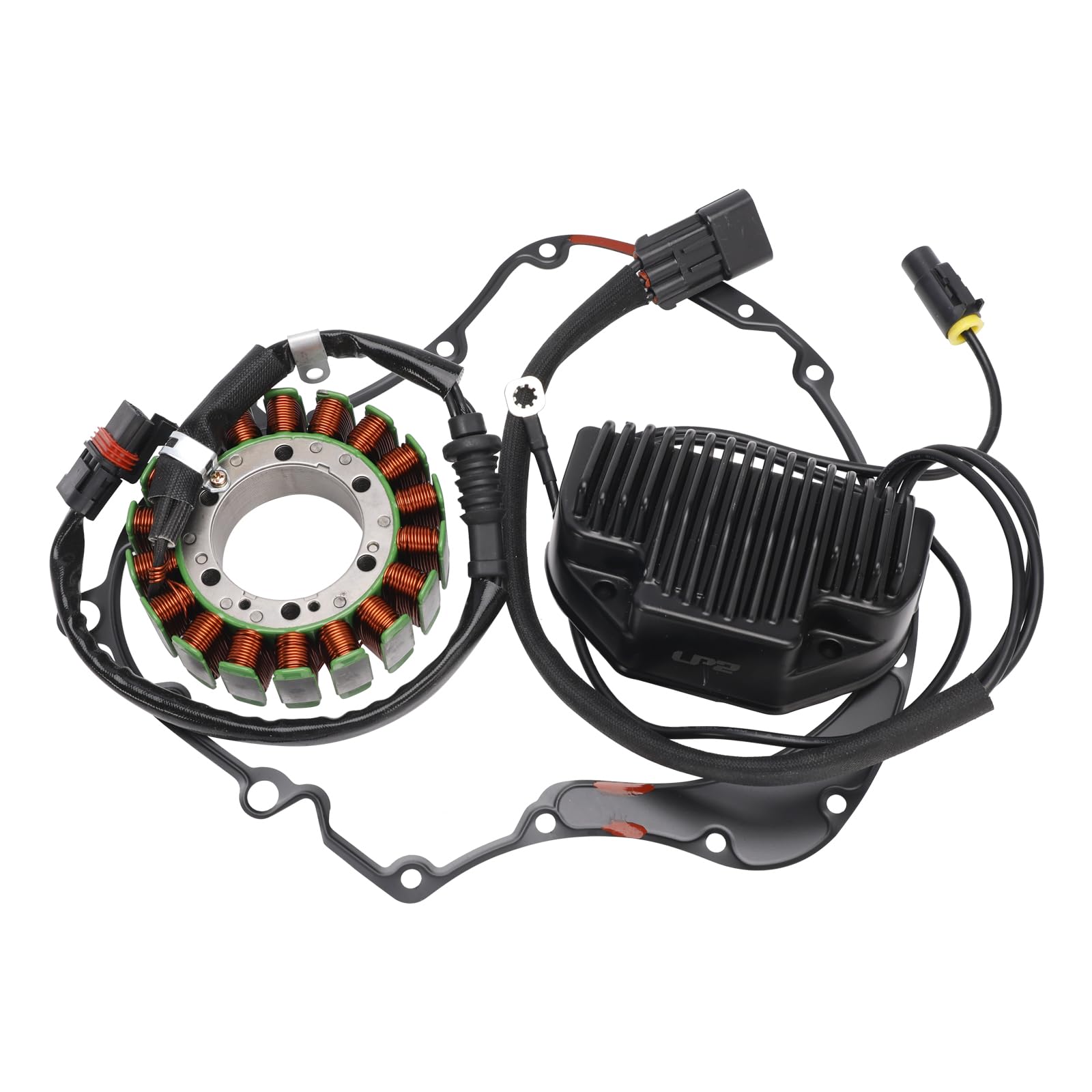 Areyourshop Generator Stator Regulator Rectifier & Gasket Fit for VRSC Fit for VRSCA V-Rod 2004-2007 von Areyourshop