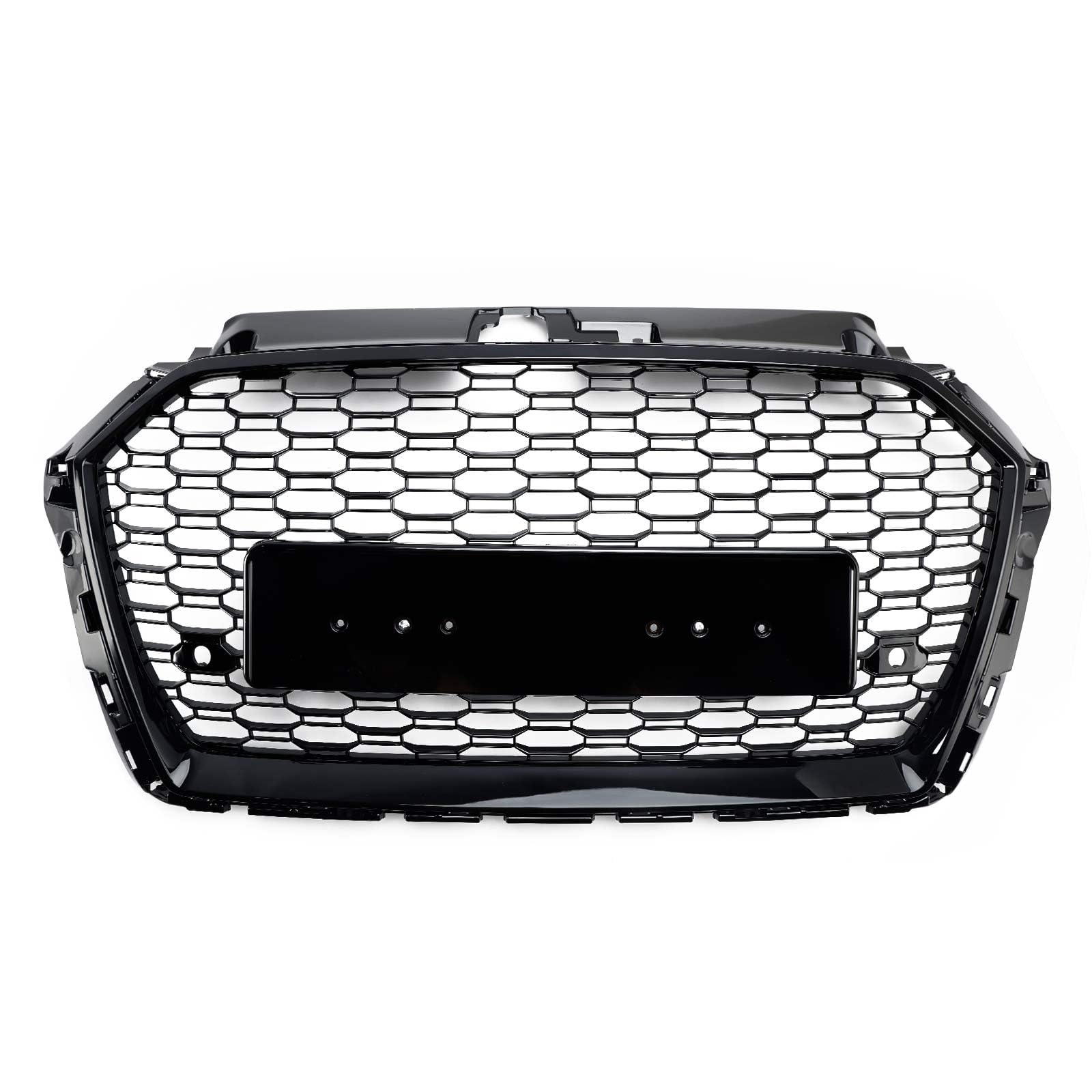 Areyourshop Honeycomb Mesh Front Bumper Grille Fit for Audi A3 8V 2017-2019 RS3 Style Black von Areyourshop