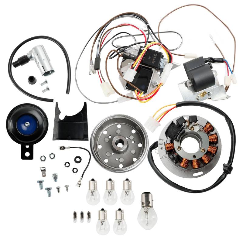 Areyourshop Ignition Conversion Kit 12V Fit for Mini Simson S50, S51, S53, S83, S70, Enduro von Areyourshop