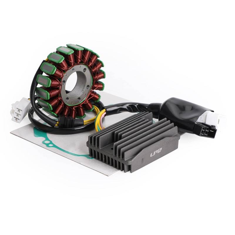 Areyourshop Magnetspulenstator + Spannungsreglergleichrichter + Dichtungsbaugruppe 31120-MCW-D01 bestimmt für VFR 800 Interceptor, VTEC 2002–2013 von Areyourshop