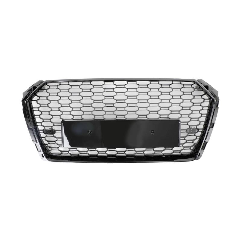 Areyourshop RS4 Style Honeycomb Mesh Hex Grille Grill Fit für Audi A4/S4 B9 2017-2019 Black von Areyourshop