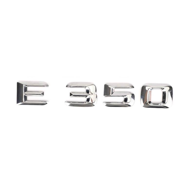 Areyourshop Rear Trunk Nameplate Emblem Abzeichen Aufkleber Decal für E350 Chrome von Areyourshop