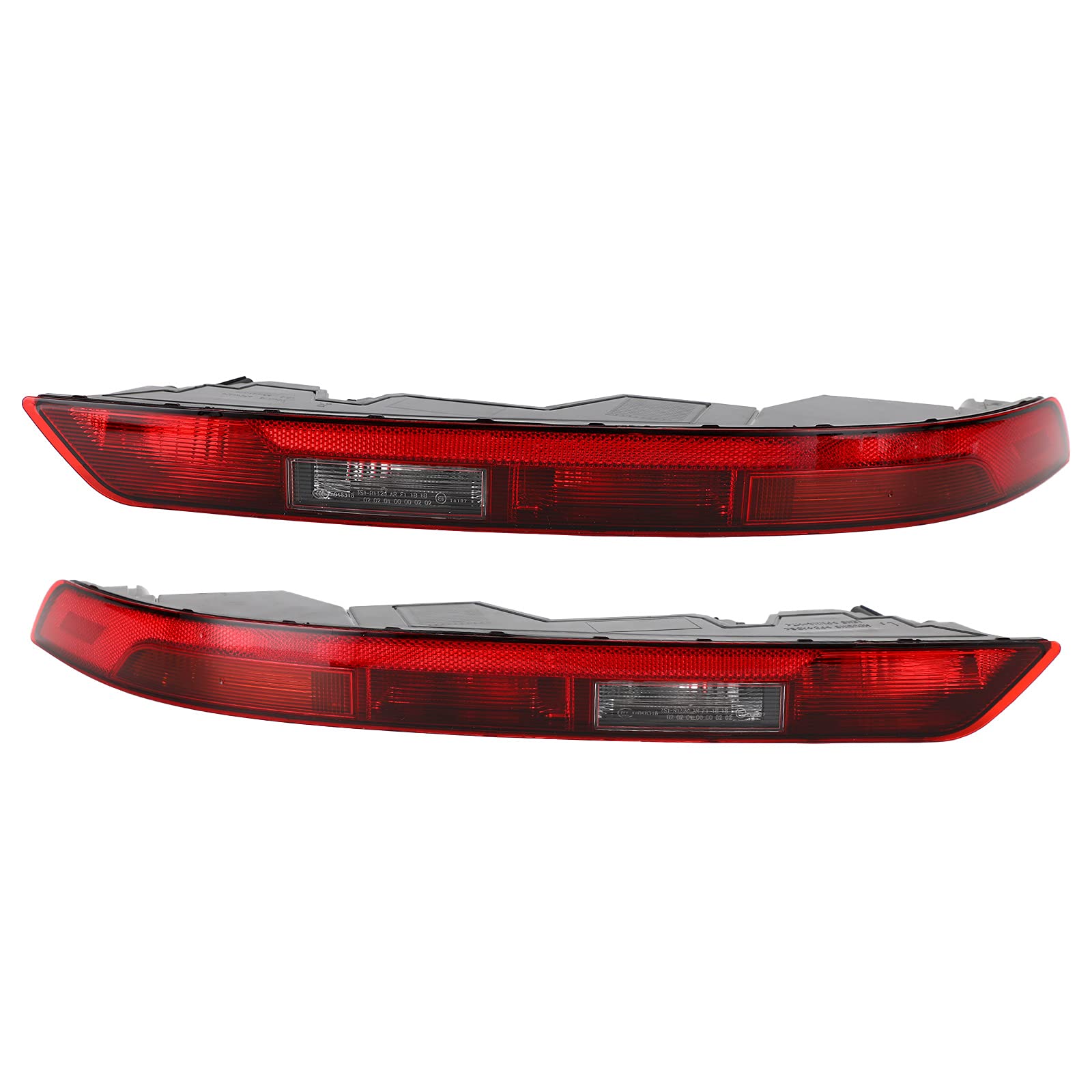 Areyourshop Rücklichtzubehör Pair Rear Bumper Lower Tail Light Brake Stop Fit for Lamp Fit for Audi Q5 18-2021 US Version von Areyourshop