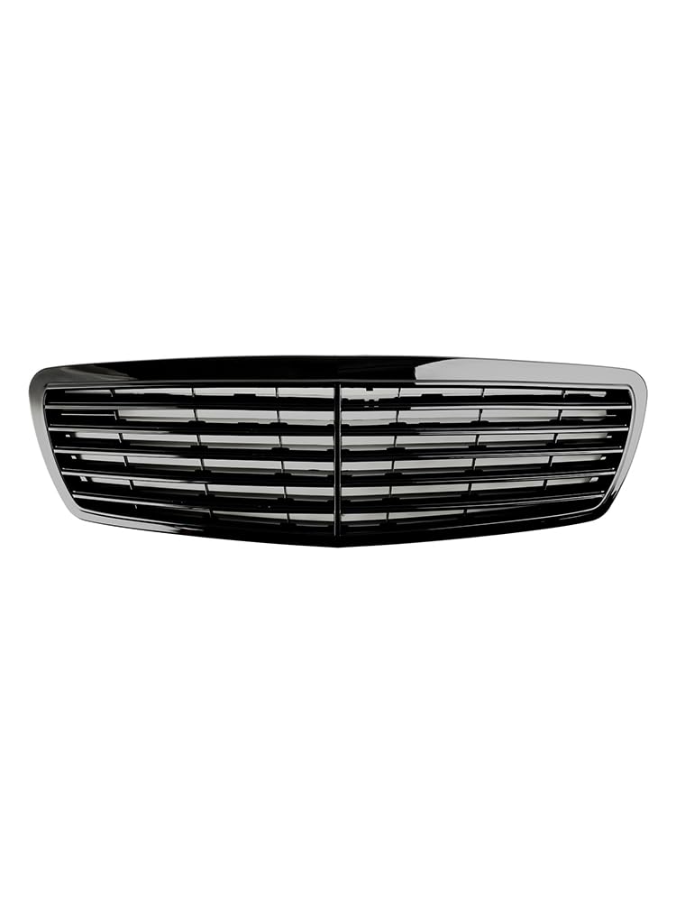 Areyourshop Schwarz Kühlergrill Sportgrill Passend Fit für Mercedes E-Klasse W211 2002-2006 von Areyourshop