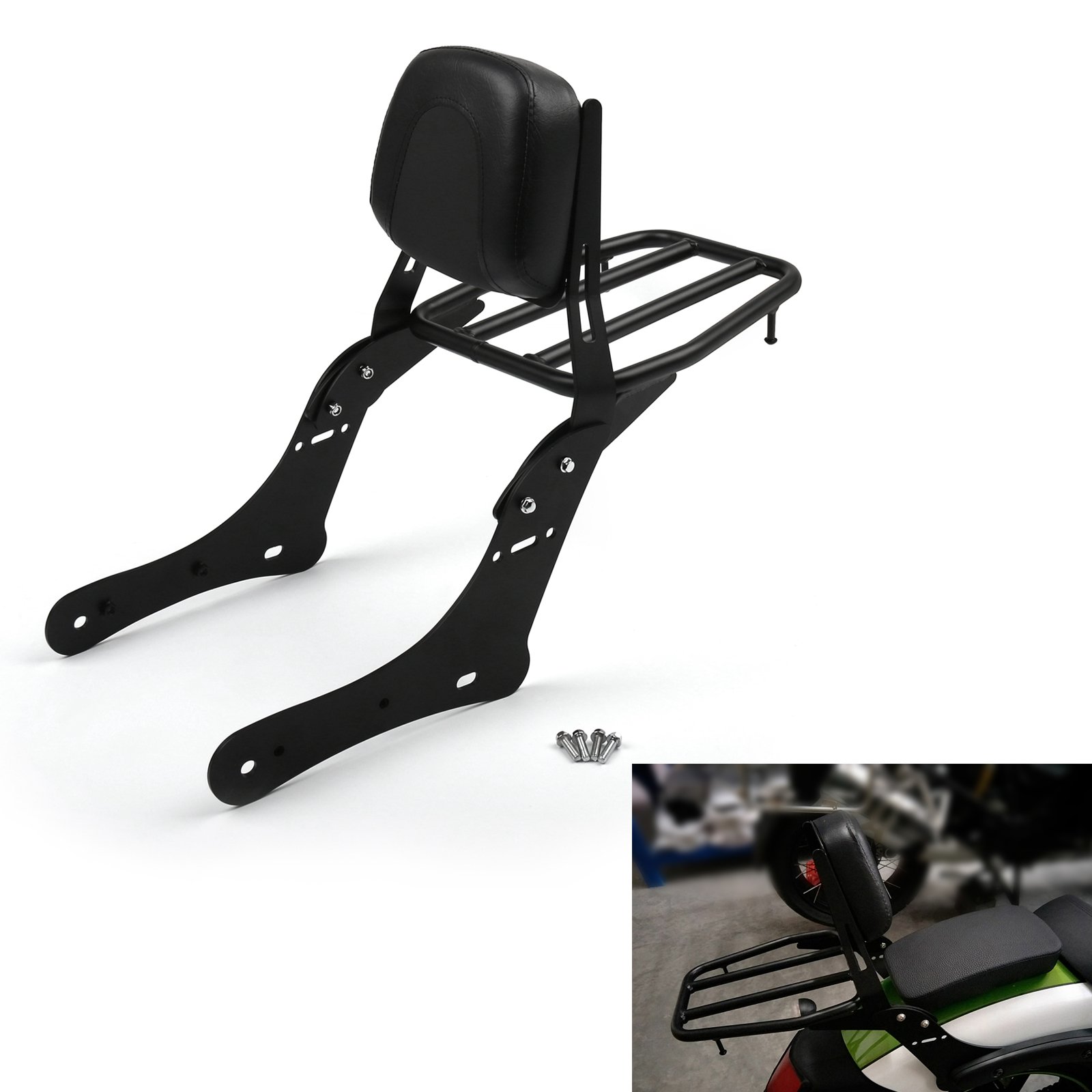 Areyourshop Sissy Bar-Rückenlehne mit Gepäckträger für Vulcan S 650 VN650 2015-2020 von Areyourshop