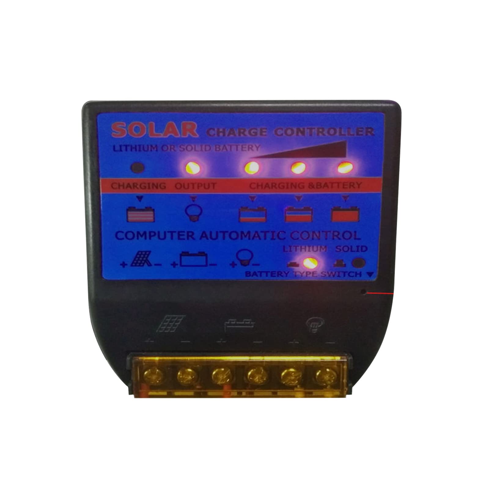 Areyourshop Solar Photovoltaik Laderegler PWM 20A 12V Solarmodul-Batteriesteuerungsadapter Eingebauter Timer von Areyourshop