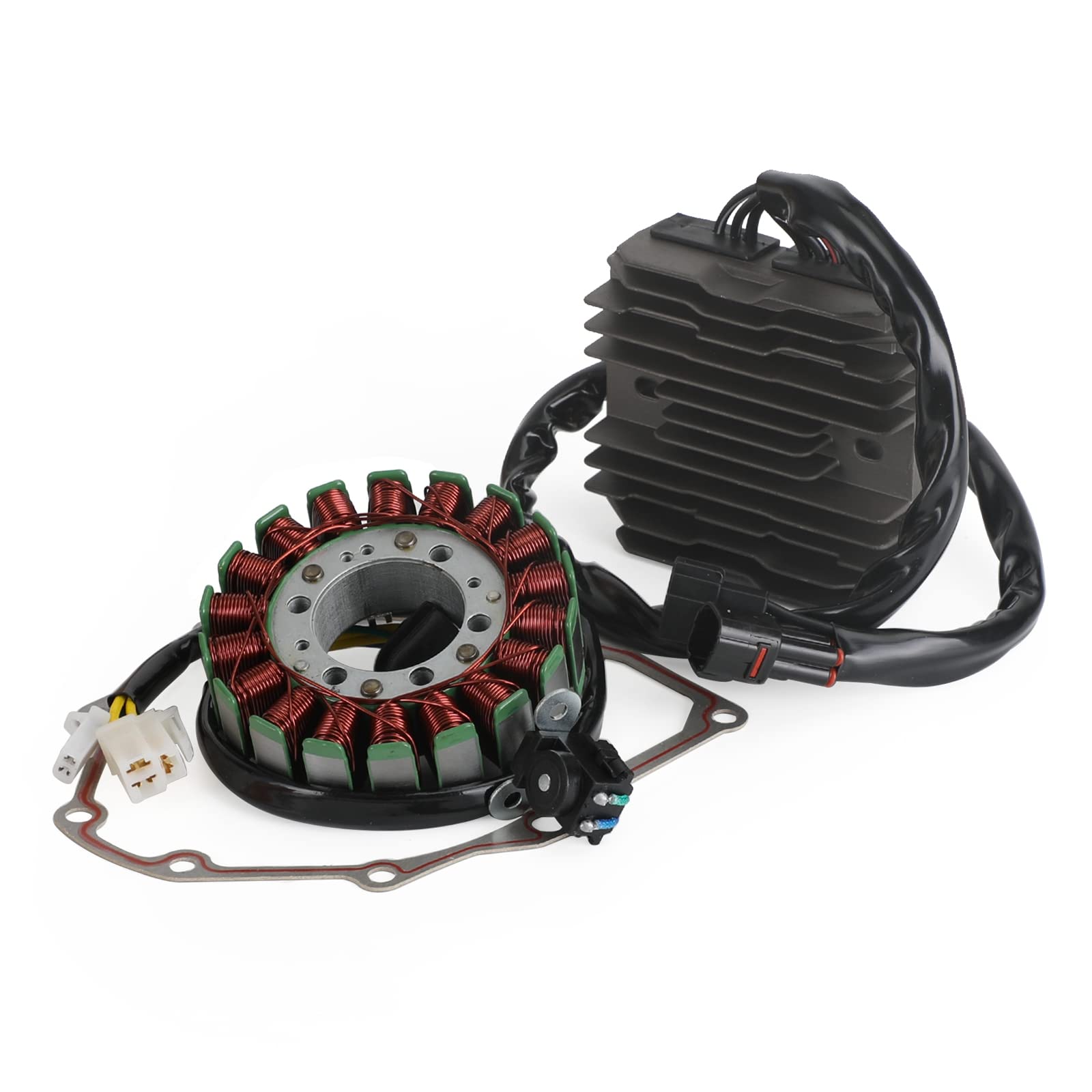 Areyourshop Stator mit Regler und Dichtung Set Fit für Suzuki GSX 1300 R Hayabusa 2008-2012 WVCK von Areyourshop