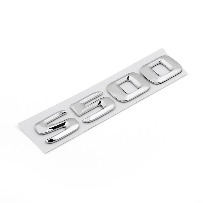 Areyourshop Trunk Rear Emblem Badge Letters S500 für S500 S-Class W220 W221 Chrome von Areyourshop