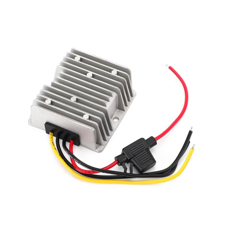 Areyourshop Wasserdichter 36V/48V bis 12V Step Down DC/DC Regler Konverter 10A 120W Netzteilmodul Adapter von Areyourshop