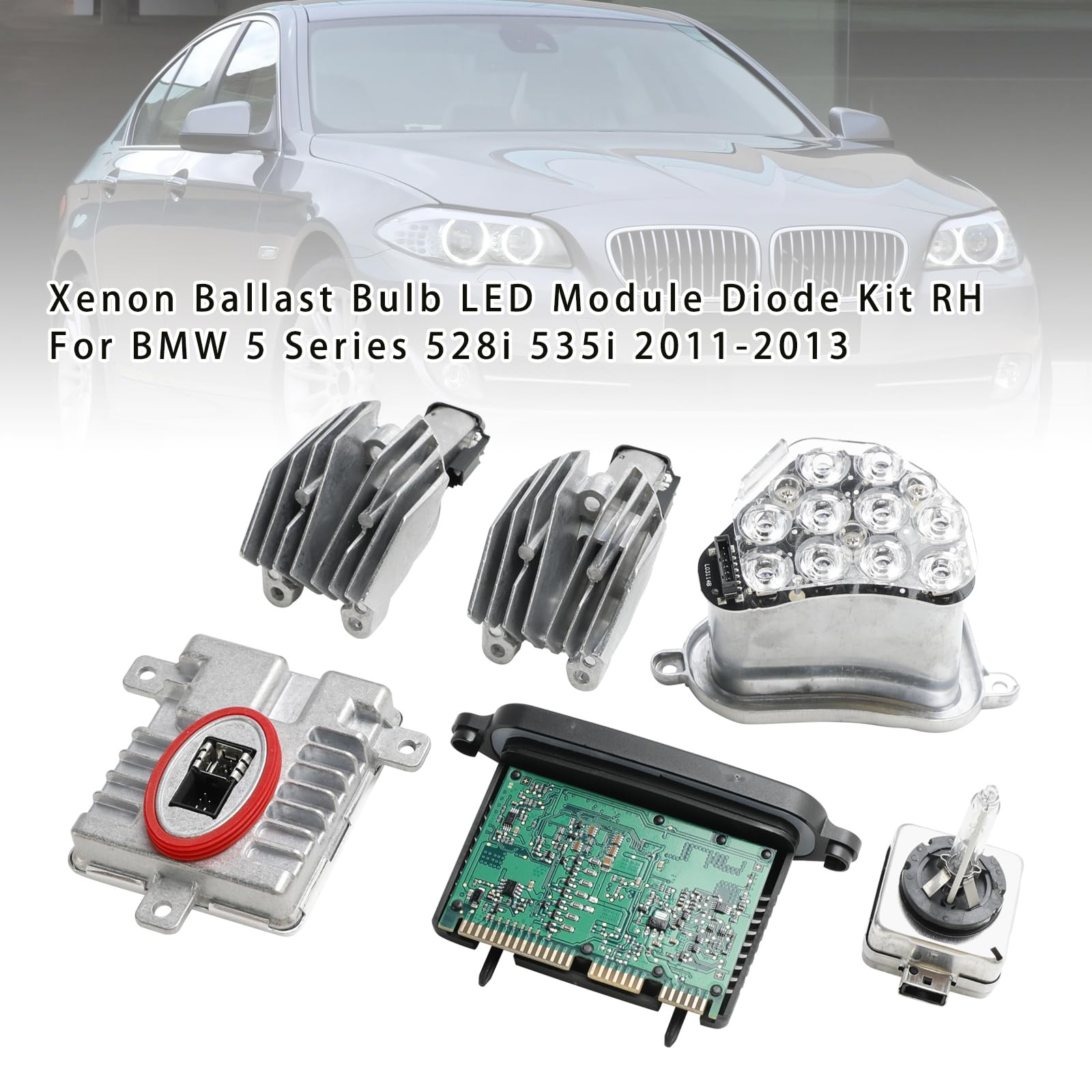 Areyourshop Xenon Ballast Module Diode Kit RH Fit for BMW 5 Series 528i 535i 2011-2013 von Areyourshop