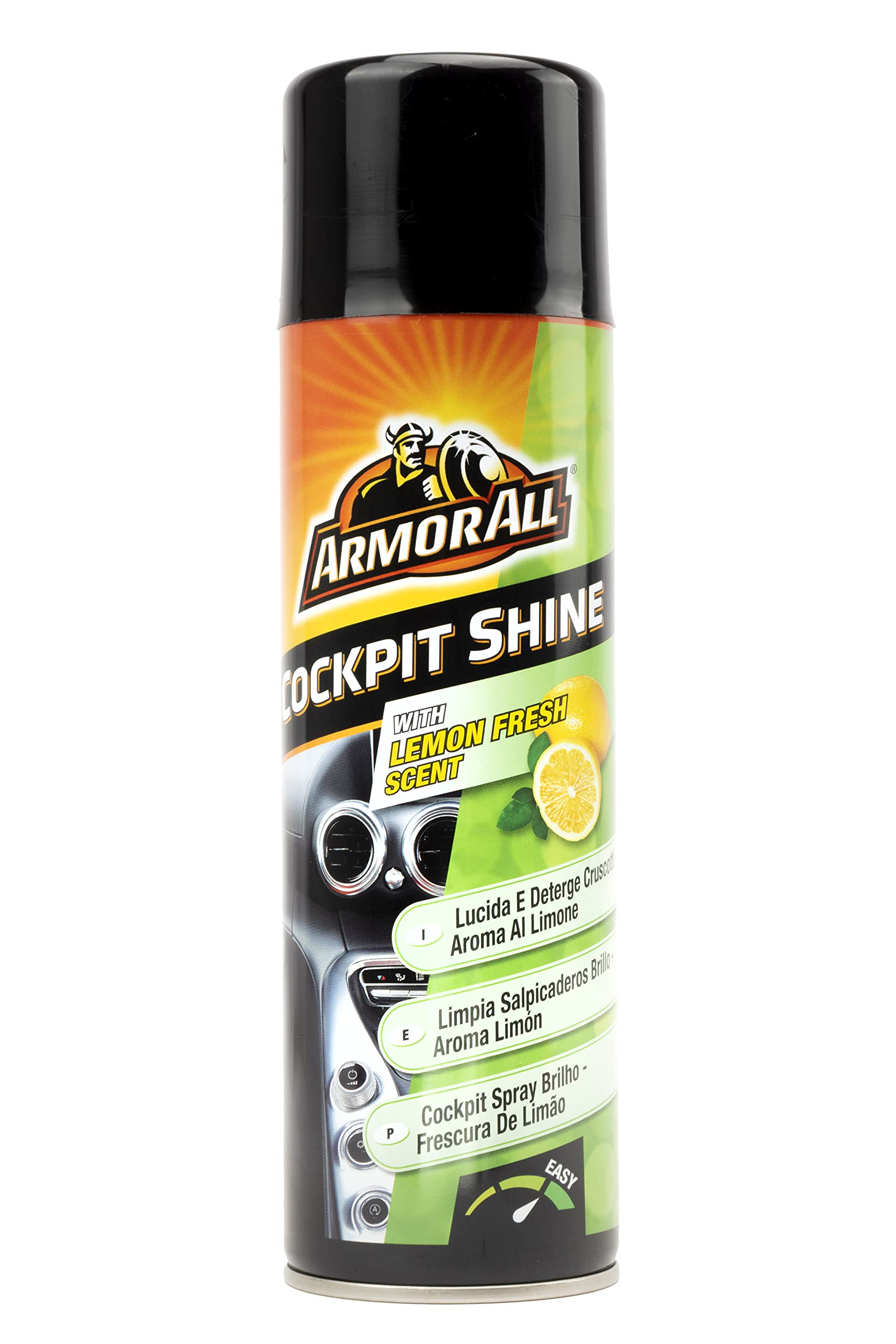 ARMOR ALL GAA85500EN Cockpit Shine Zitronenfrisch - 500 ml von Armor All