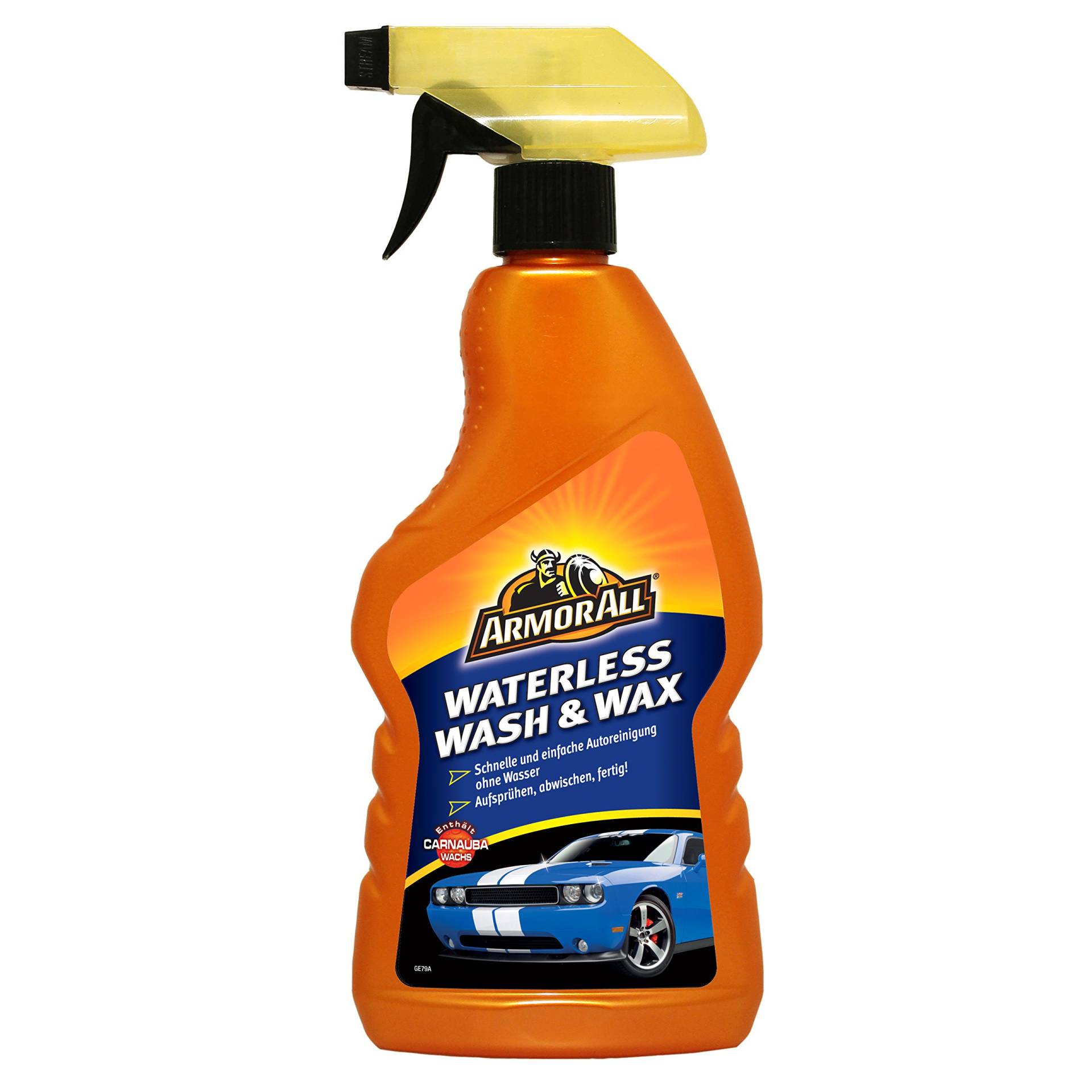 ARMOR ALL Waterless Wash & Wax GAA27500SB, Reinigung und Politur ganz ohne Wasser, 500ml von Armor All