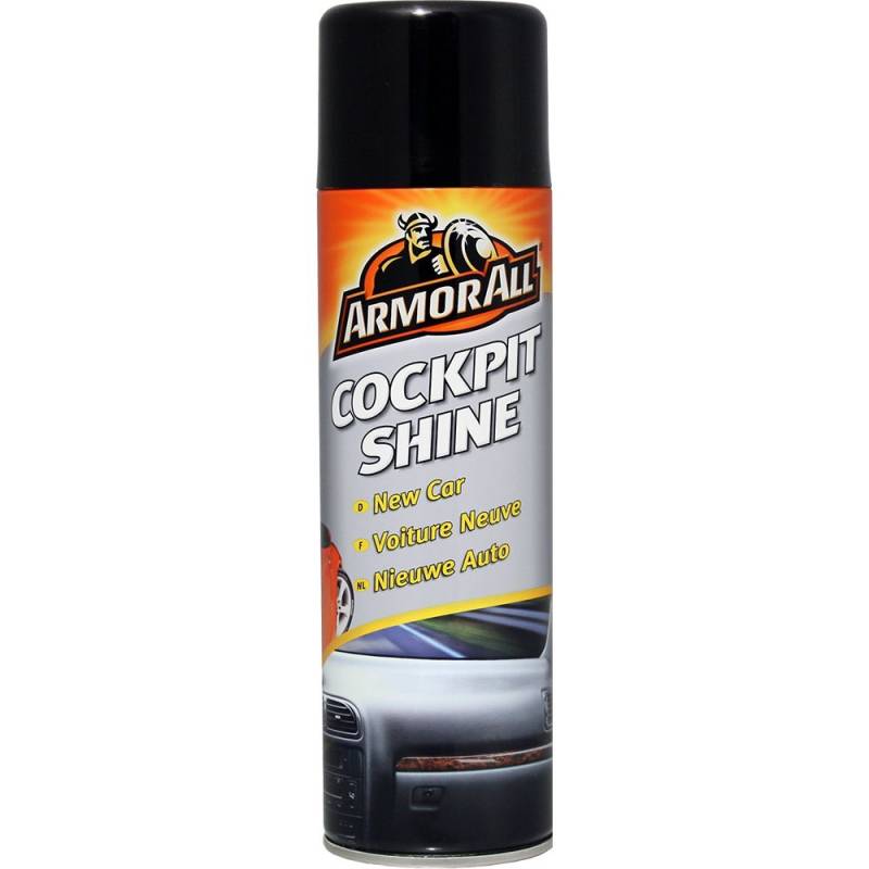 Armor All 1835132 Cockpit-Shine New Car 500 ml GAA83500GB, antistatische Innenreinigung von Armor All