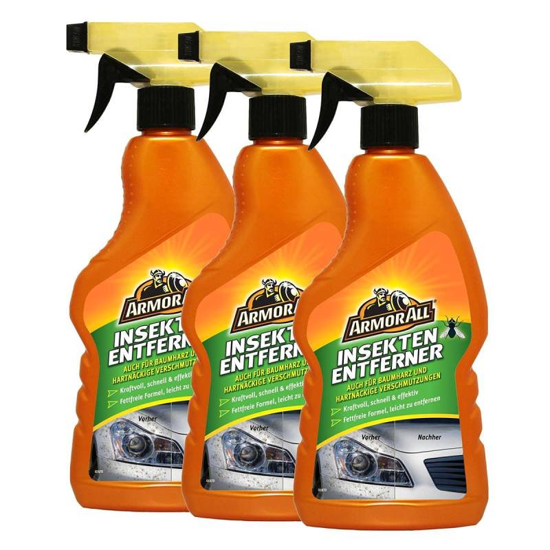 Armor All 3X 22500L INSEKTENENTFERNER 500ml von Armor All