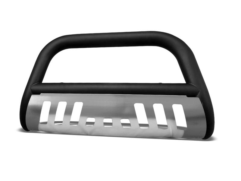 Armordillo USA 7142961 Klassische Frontschutzbügel für Ford F-150 2004–2019 – Mattschwarz mit Aluminium-Unterfahrschutz von Armordillo