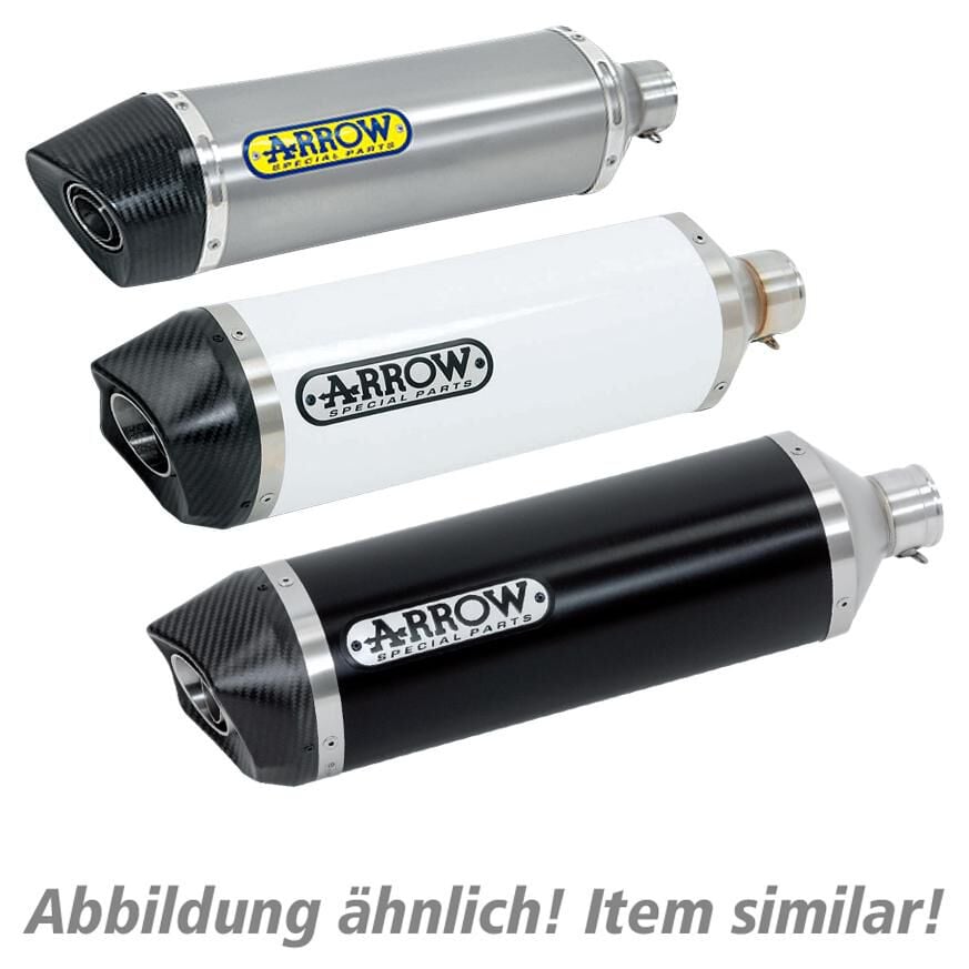 Arrow Exhaust Race-Tech Auspuff f. XL 650 V Transalp Alu schwarz/Edelstahl von Arrow Exhaust