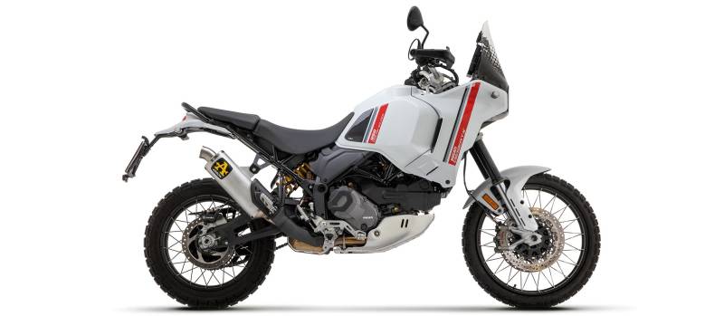 Sport Auspuff Arrow Indy Race Aluminium Ducati Desert X 950 Bj.2022-2024 EURO-5 eintragungsfrei +ABE von Arrow