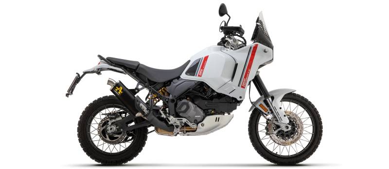 Sport Auspuff Arrow Indy Race BLACK Ducati Desert X 950 Bj.2022-2024 EURO-5 eintragungsfrei +ABE von Arrow