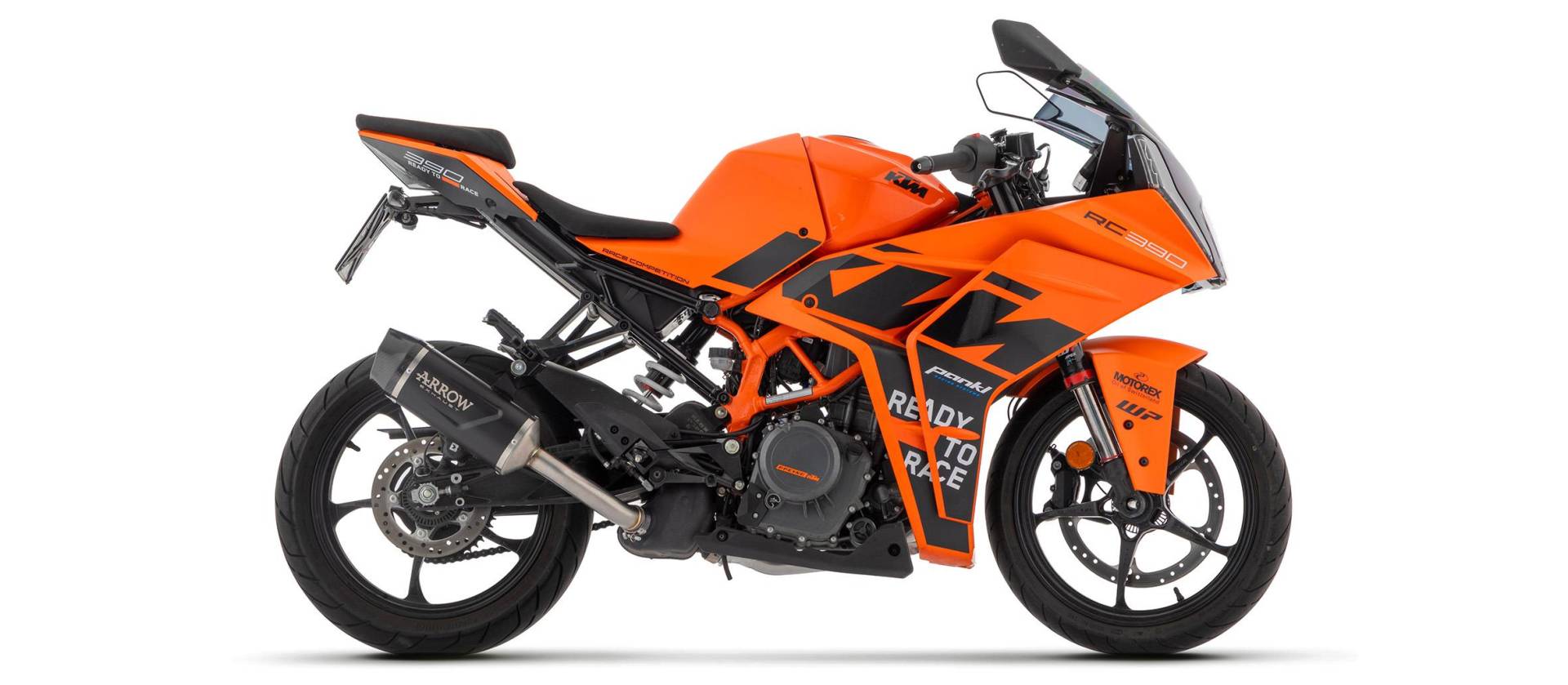 Sport Auspuff Arrow Indy Race EVO Alu BLACK für KTM RC 390 Bj.2022-2024 EURO-5 eintragungsfrei + ABE von Arrow