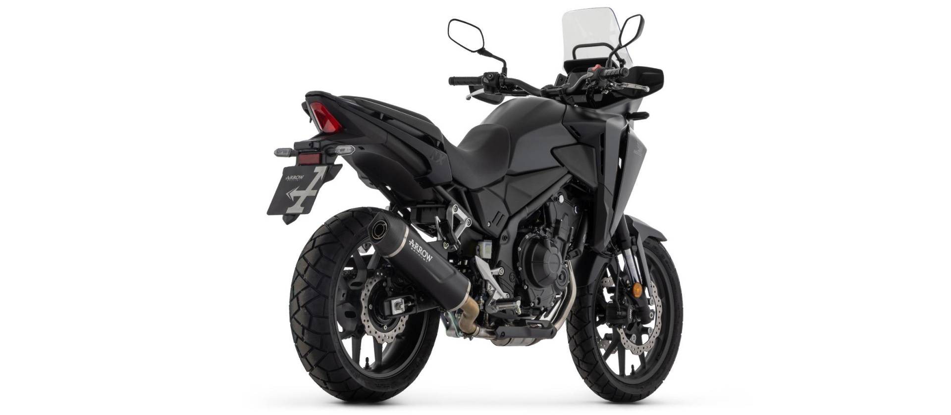 Sport Auspuff Arrow Indy Race EVO BLACK Honda NX 500 /CB 500 Hornet Bj.2024 EURO5+ /eintragungsfrei von Arrow