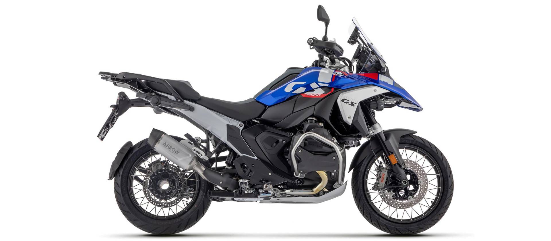 Sport Auspuff Arrow Indy Race EVO TITAN Carbonkapppe BMW R 1300 GS Bj.2024 EURO5+/eintragungsfrei/ABE von Arrow