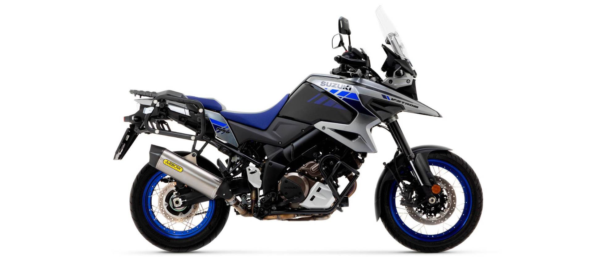 Sport Auspuff Arrow Maxi Race-Tech TITAN Suzuki DL 1050 V-Strom Bj. 2020-2024 EURO-4/EURO-5 +ABE von Arrow