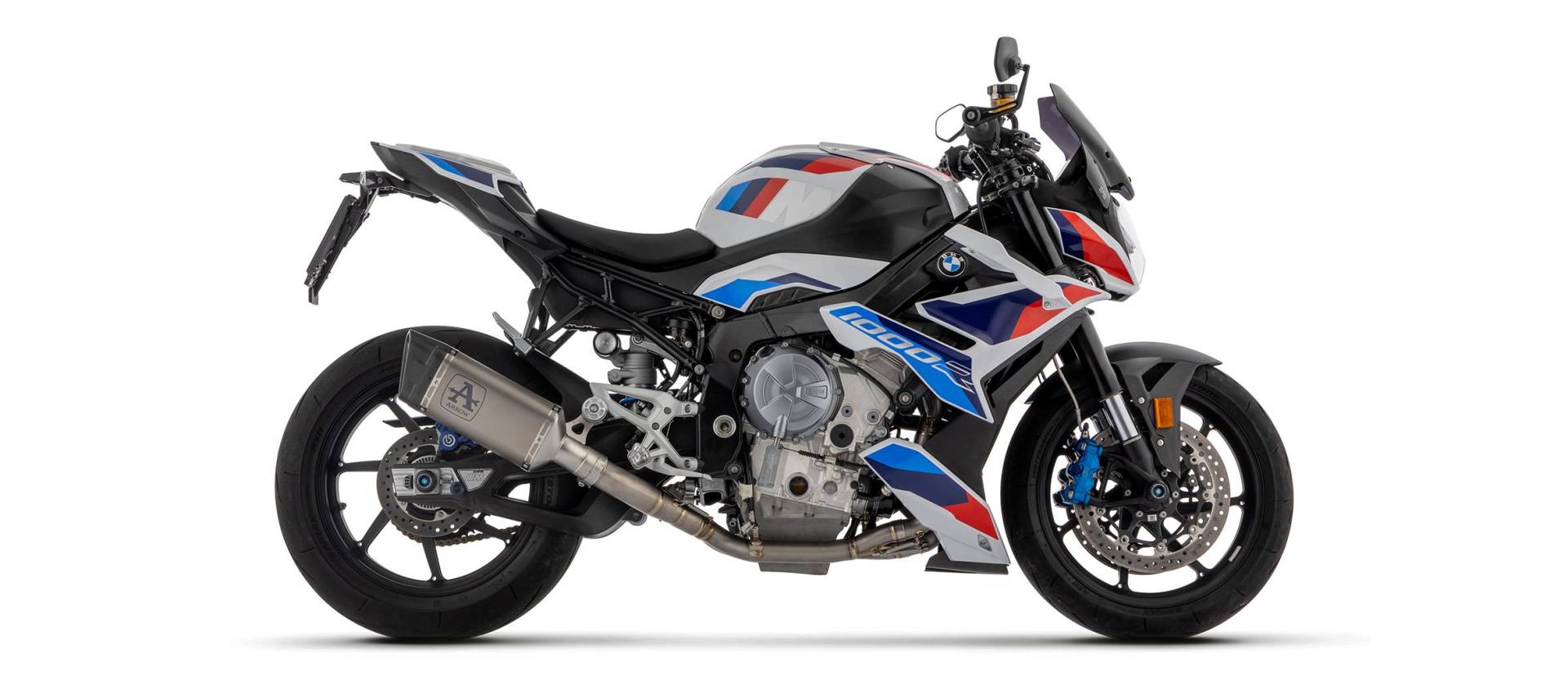 Sport Auspuff Arrow Pista TITAN Carbonkappe BMW M 1000 R/RR Bj.2020-2024 EURO5 eintragungsfrei +ABE von Arrow