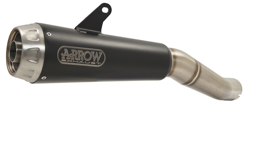 Sport Auspuff Arrow Pro-Race BLACK Honda NX 500 / CB 500 Hornet Bj.2024 EURO5+ eintragungsfrei / ABE von Arrow