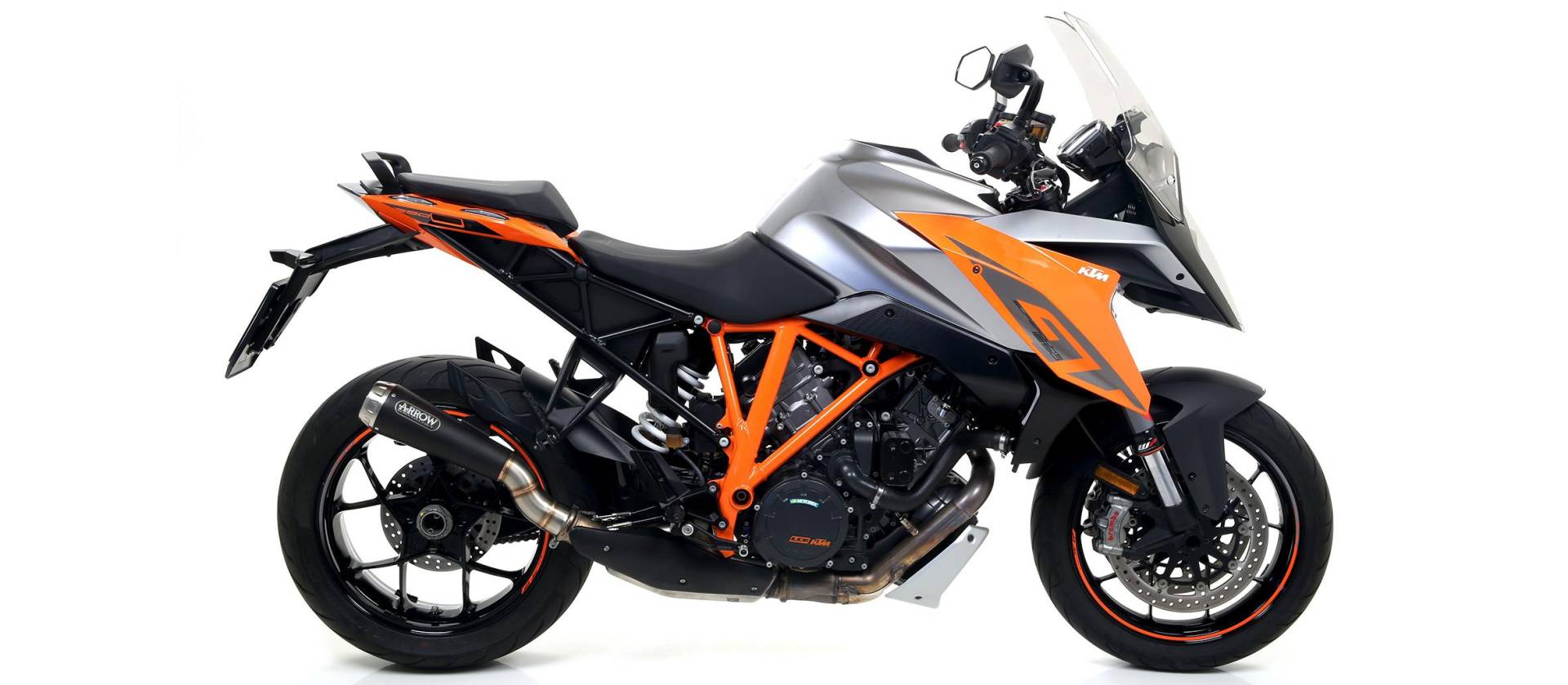 Sport Auspuff Arrow Pro-Race Black KTM Super Duke 1290 GT Bj. 2017-2020 EURO-4 +ABE eintragungsfrei von Arrow