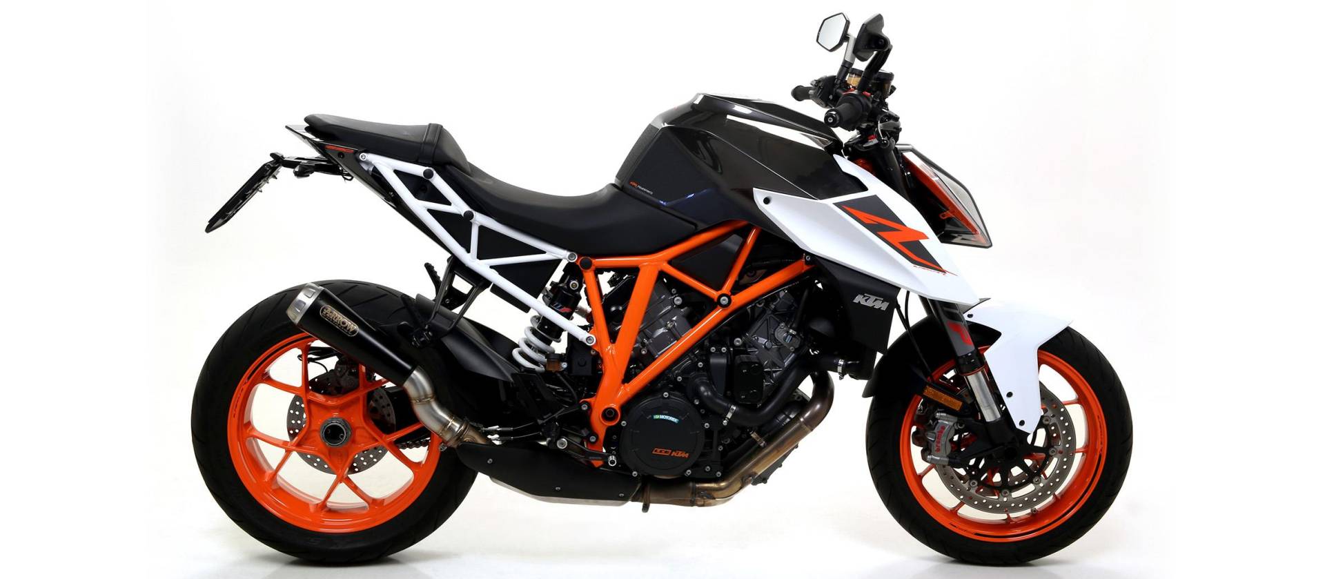 Sport Auspuff Arrow Pro-Race Black KTM Super Duke 1290 R Bj. 2014-2020 EURO-4 +ABE eintragungsfrei von Arrow