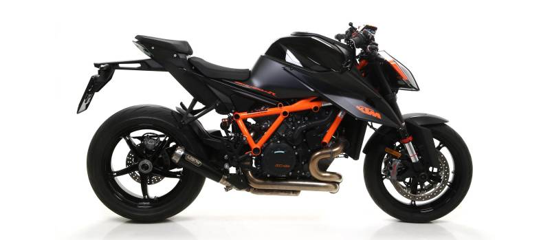 Sport Auspuff Arrow Pro-Race Edelstahl BLACK KTM 1290 SuperDuke R Bj.2020-2023 EURO5 eintragungsfrei von Arrow