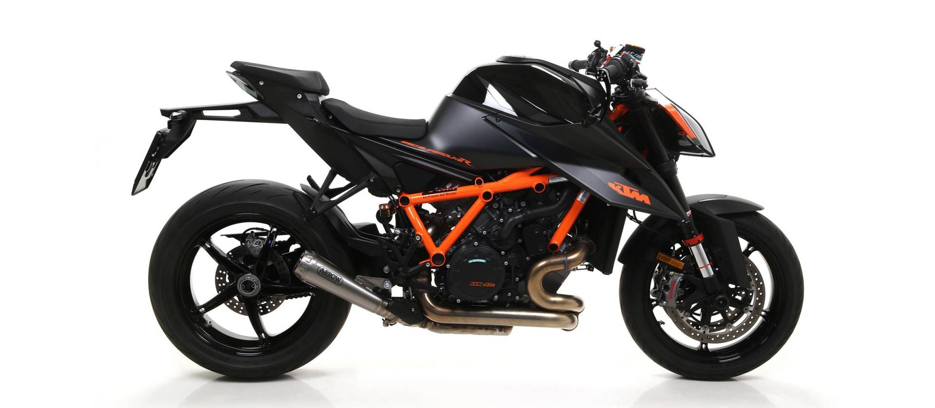 Sport Auspuff Arrow Pro-Race Edelstahl KTM 1290 SuperDuke R Bj. 2020-2023 EURO-5 eintragungsfrei von Arrow