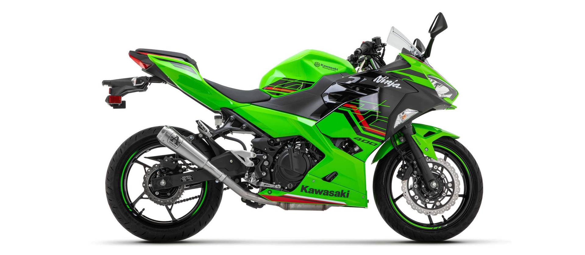 Sport Auspuff Arrow Pro-Race Edelstahl Kawasaki Ninja 400 / Z 400 Bj.2018-2024 EURO-4/EURO-5 +ABE von Arrow