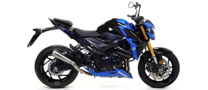 Sport Auspuff Arrow Pro-Race Edelstahl Suzuki GSX-S 750 Bj. 2017-2020 EURO-4 eintragungsfrei +ABE von Arrow