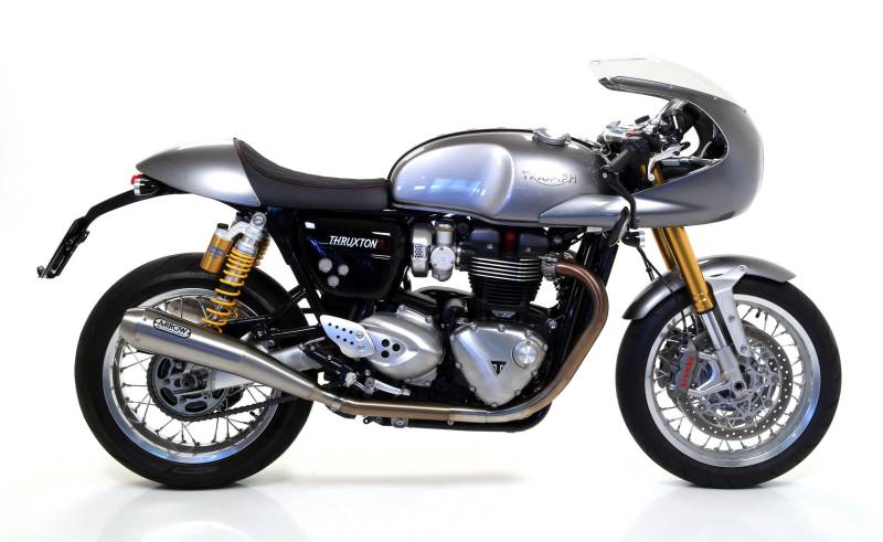 Sport Auspuff Arrow Pro-Racing Edelstahl Triumph Thruxton 1200 /R Bj. 2016-2020 EURO-4 +ABE von Arrow