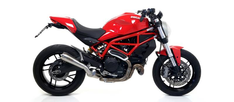 Sport Auspuff Arrow ProRace Edelstahl Ducati Monster 797 Bj.2017-2018 EURO4 ABE eintragungsfrei von Arrow