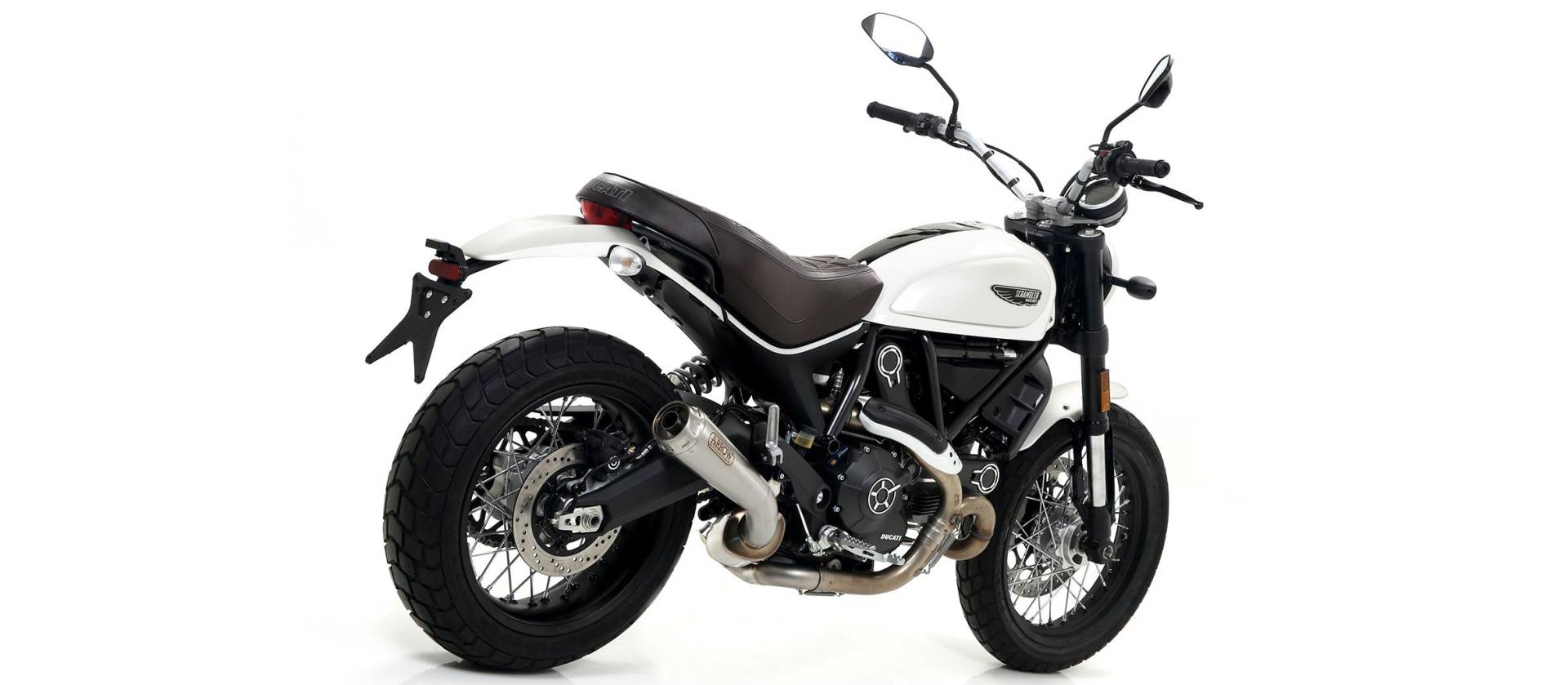 Sport Auspuff Arrow ProRace Edelstahl Ducati Scrambler 800 Classic/Cafe Racer Bj.2017-2020 EURO4 ABE von Arrow