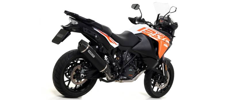 Sport Auspuff Arrow Race-Tech Alu Dark KTM 1290 Super Adventure R / S / T Bj. 2017-2020 EURO-4 +ABE von Arrow