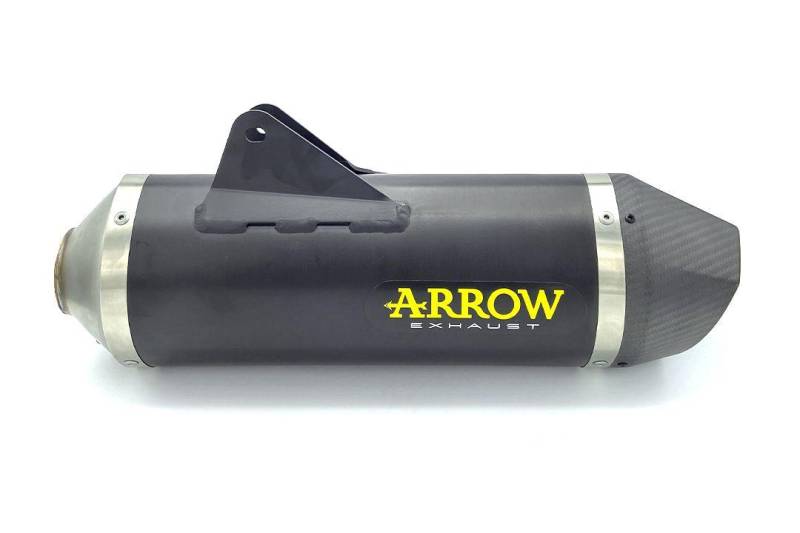 Sport Auspuff Arrow Race-Tech Aluminium BLACK Carbonkappe Gas Gas SM / ES 700 Bj.2022-2024 +KAT +ABE von Arrow