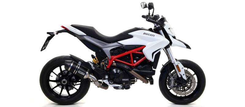 Sport Auspuff Arrow Race-Tech Dark Ducati Hypermotard 939 /Hyperstrada 939 Bj. 2016-2018 EURO-4 +KAT von Arrow