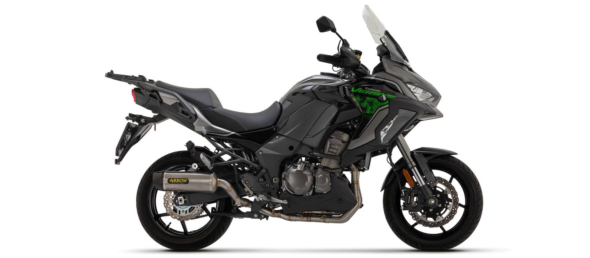 Sport Auspuff Arrow Race-Tech TITAN Kawasaki KLZ 1000 Versys Bj.2021-2024 EURO5 eintragungfrei /+ABE von Arrow